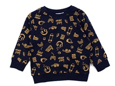 Name It dark sapphire bone brown skateboard sweatshirt